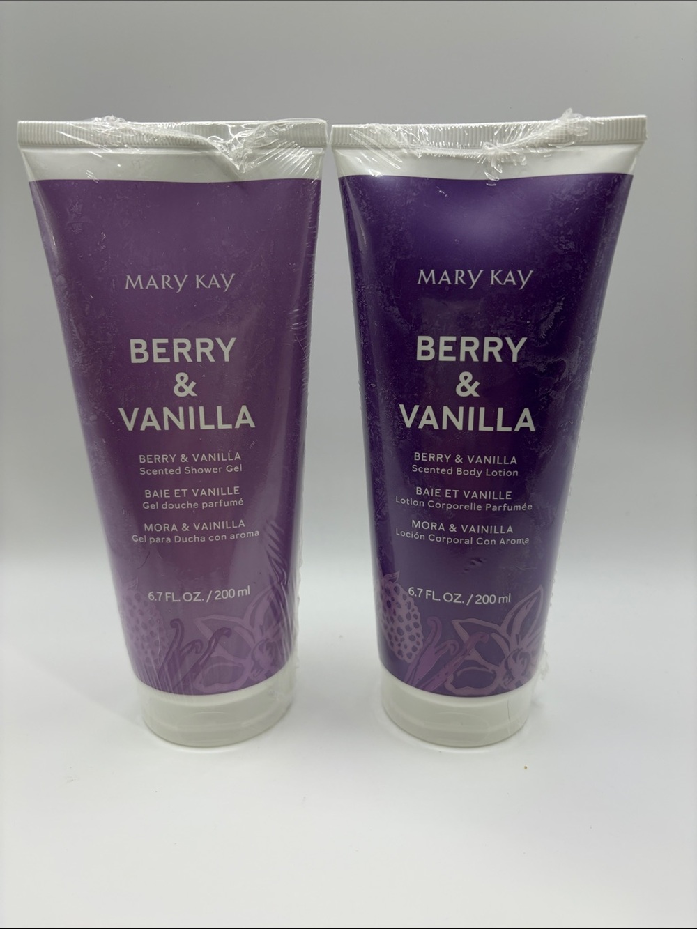 Mary Kay Berry & Vanilla Shower Gel and Body Lotion